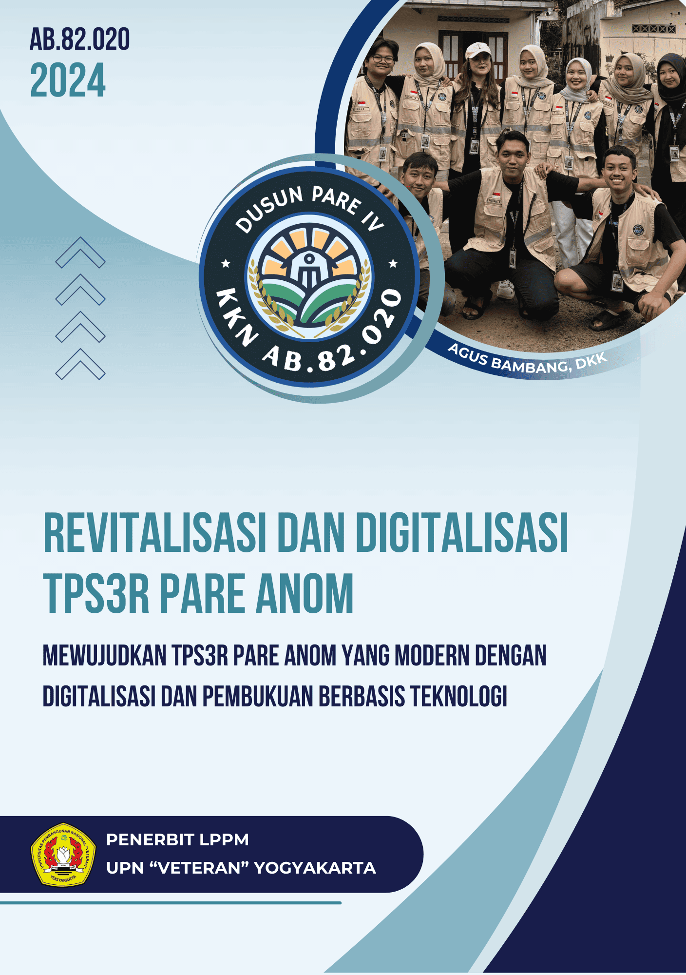 Cover Buku Revitalisasi dan Digitalisasi TPS3R Pare Anom